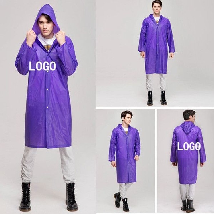 Transparent Reusable Rain Poncho/ Raincoat 2