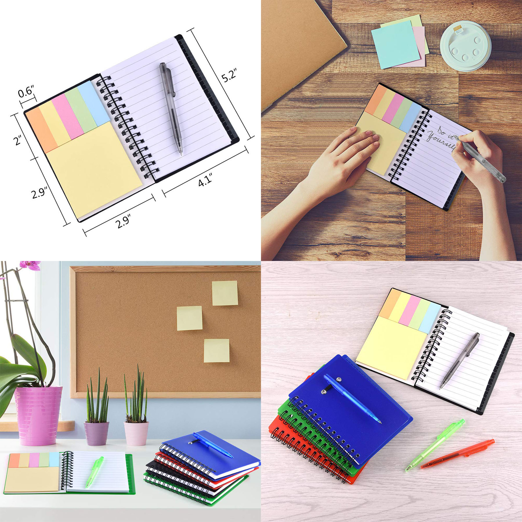 Spiral Notebook Steno Pocket Notepad 2