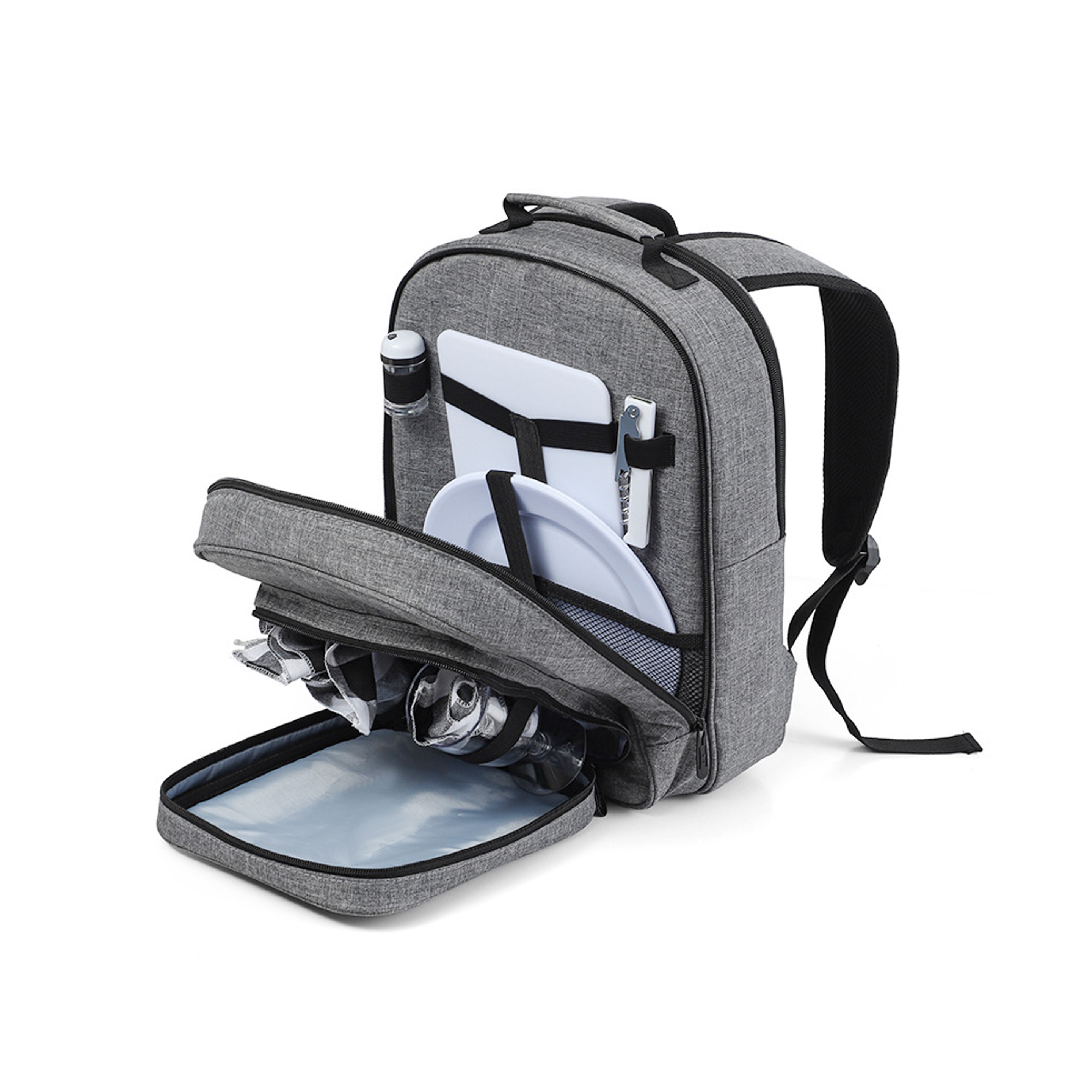 Picnic Backpack for 2 Person with Cutlery (direct import) 1