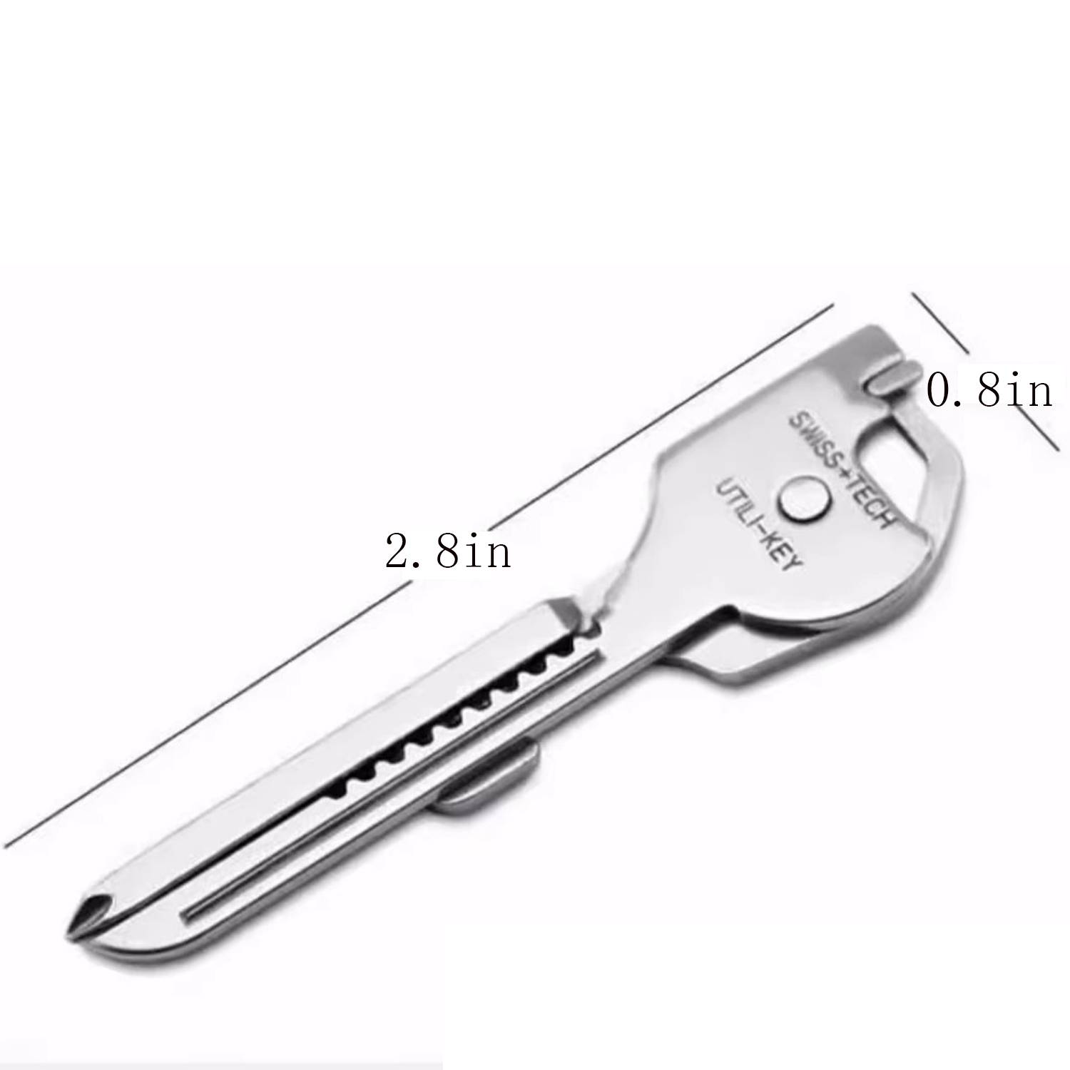 8 in 1 Stainless Steel Multi Tool Keychain 5
