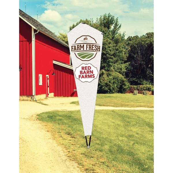 Shield Style Flip Flag 4.9' x 14.4' 1