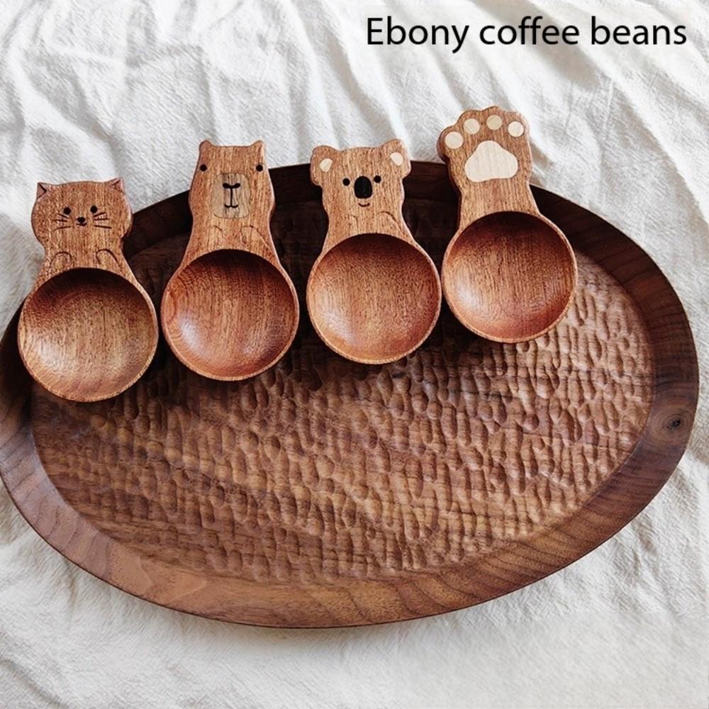 Wooden Coffee Bean Measuring Spoon 4