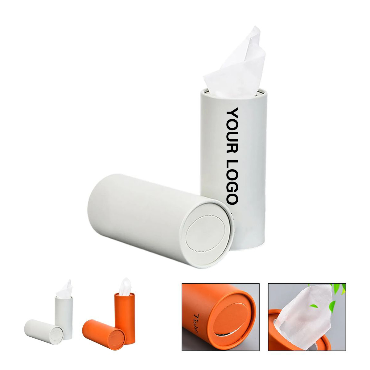 Portable Round Tissue Dispenser for Car Interiors 2