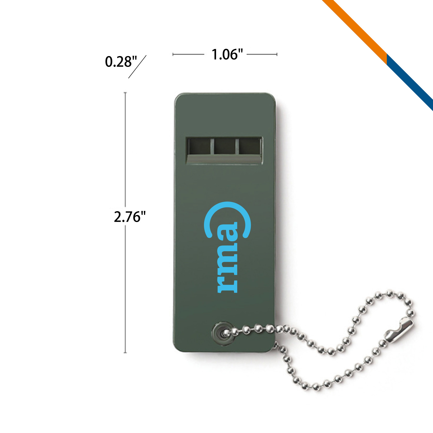Whistlix Multi Audio Safety Whistle Keychain 1