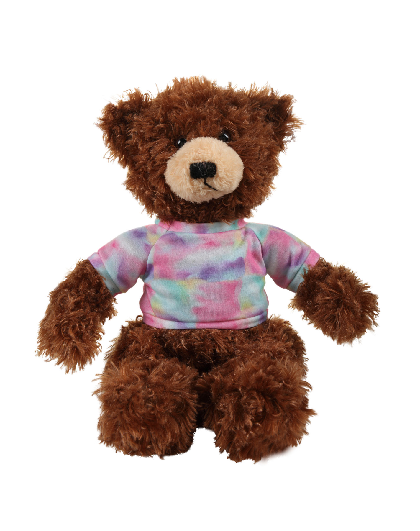 soft plush Chocolate Brandon Bear with t-shirt 3