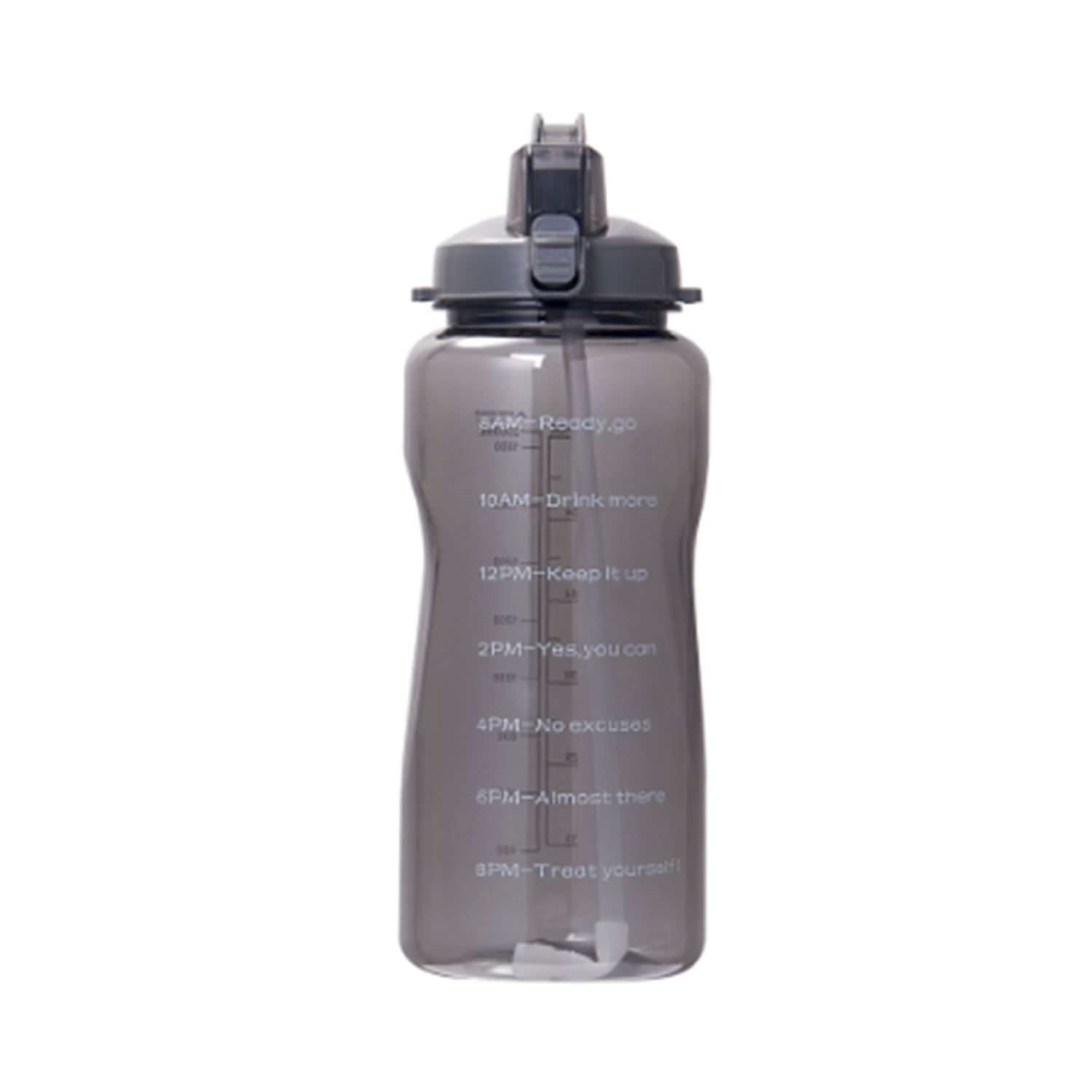64oz Motivational Water Bottle with Time Marker 10