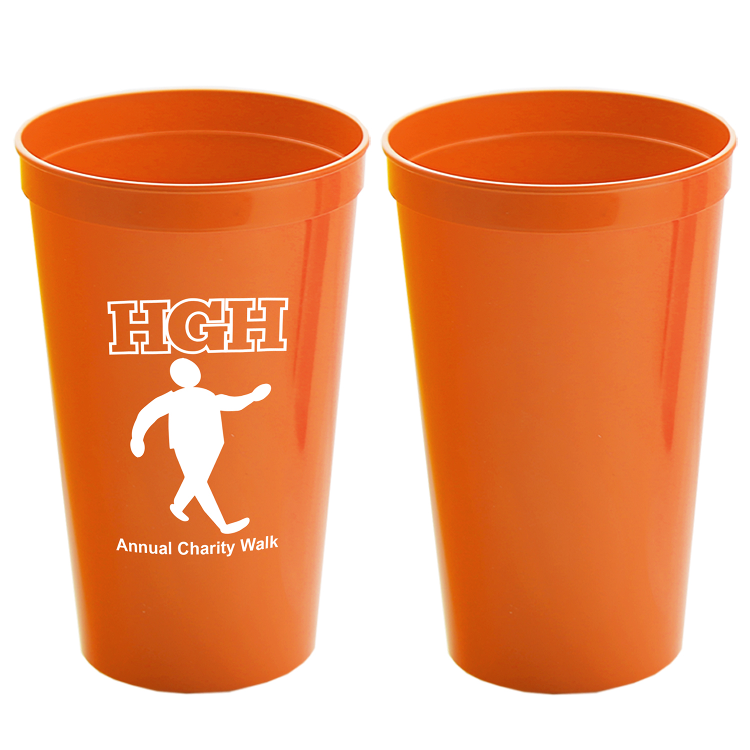 Stackable Polypropylene Stadium Cup, 22 oz. 14