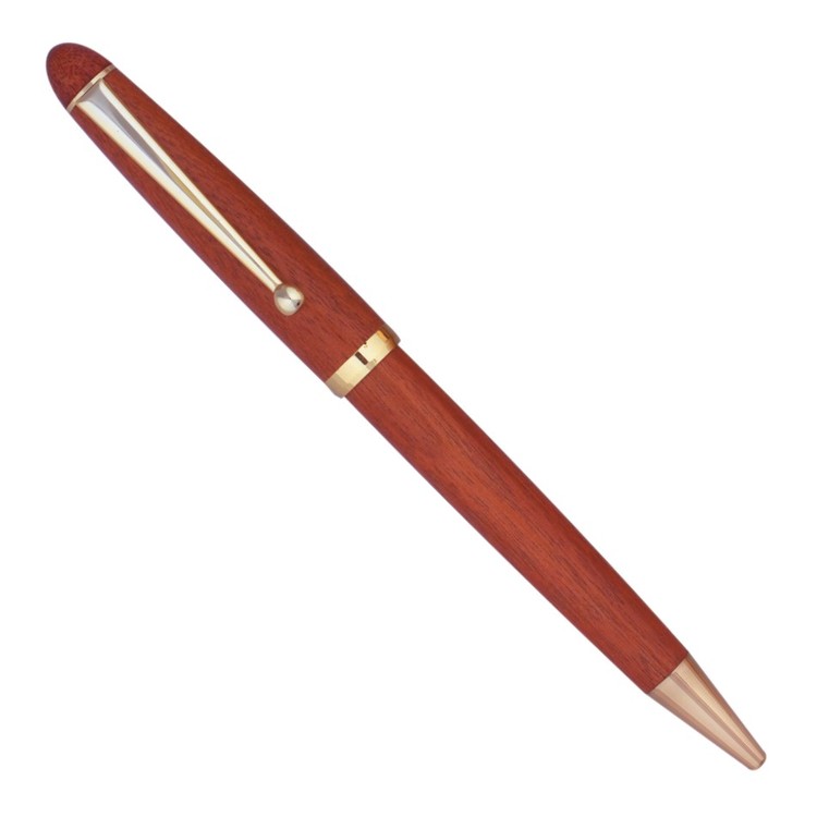 Rosewood Laser Engraved Wooden Ball Point Pen 2