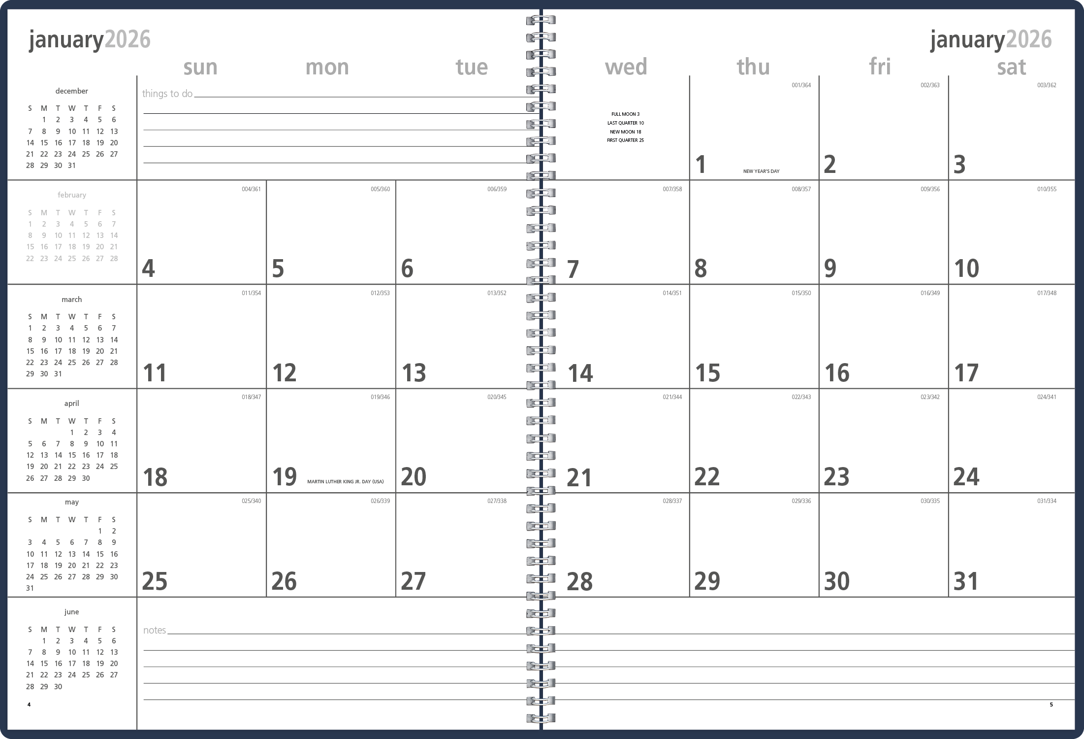 Triumph® Calendars Monthly & Weekly Planner 8
