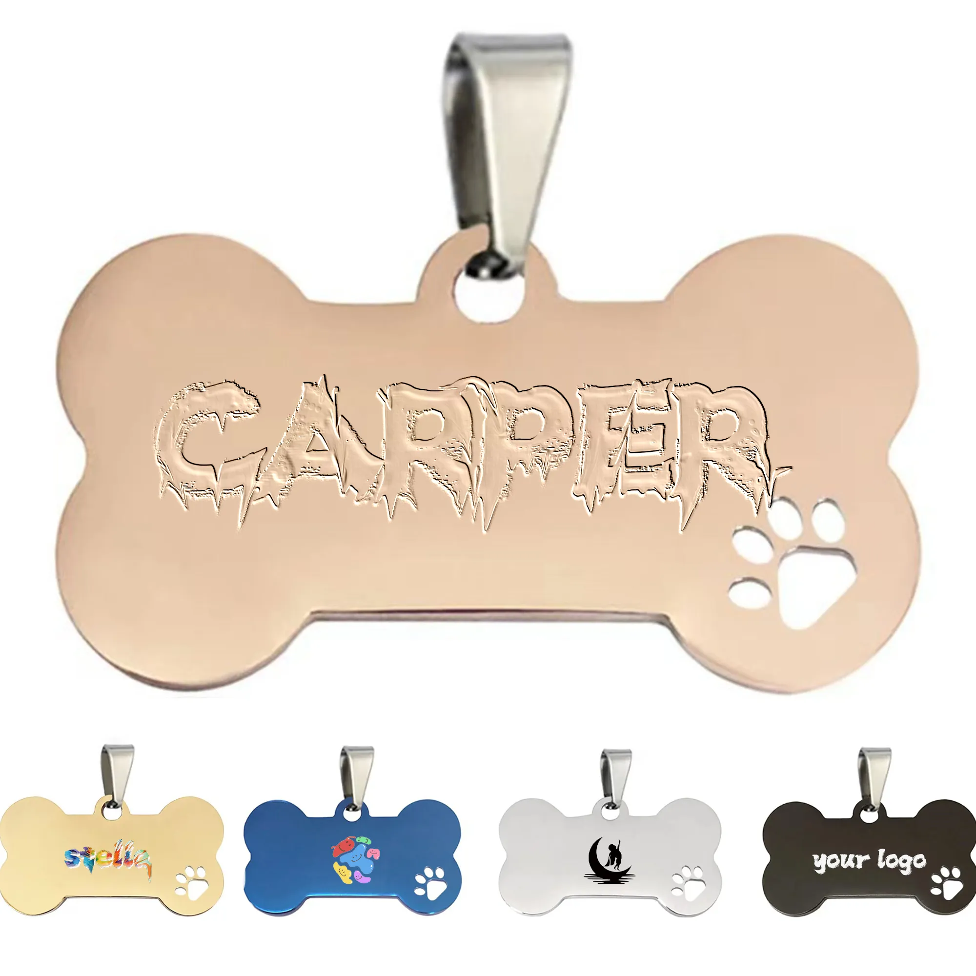 Stainless Steel Pet ID Tag