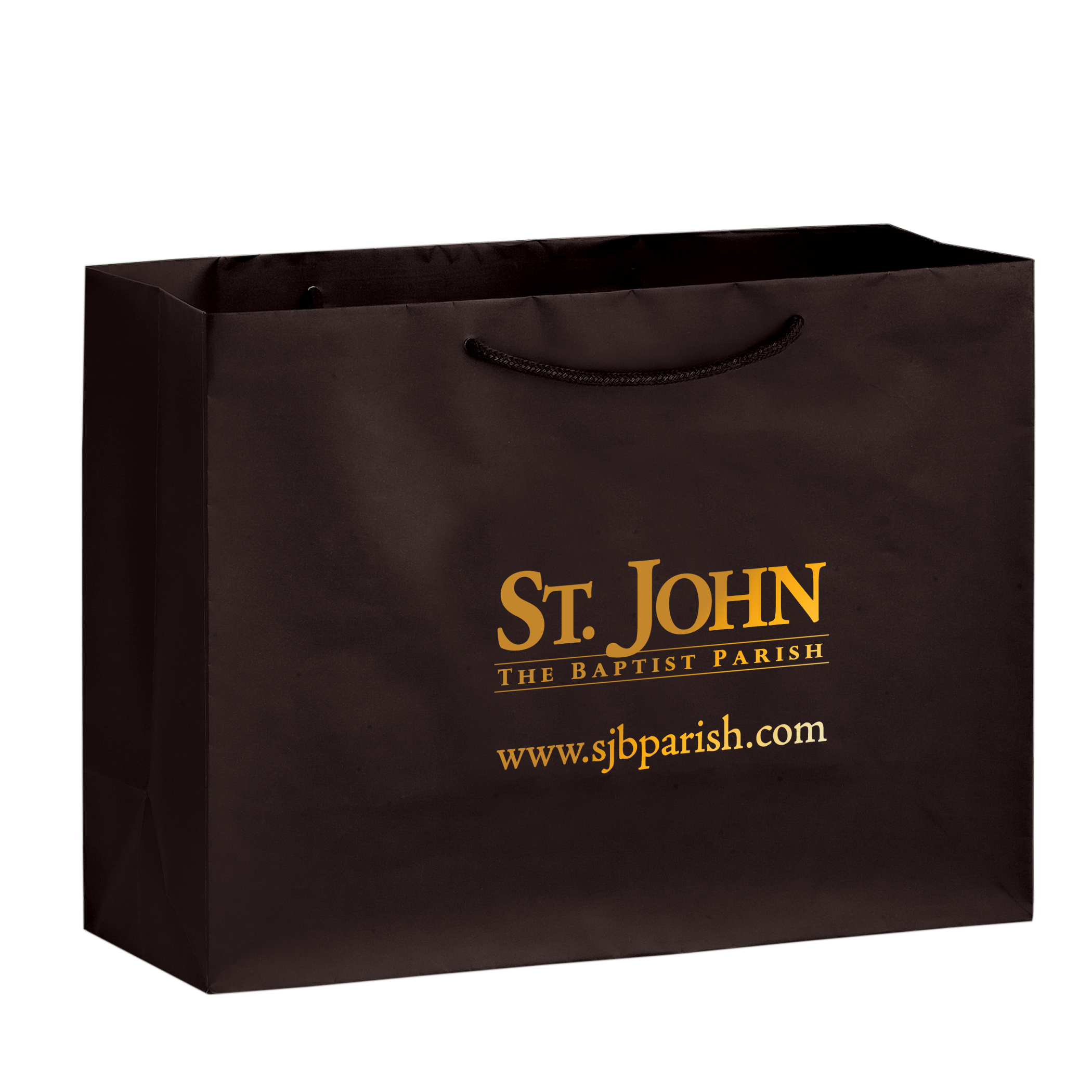 Matte Laminated Euro Tote Bags - Foil Stamped 19