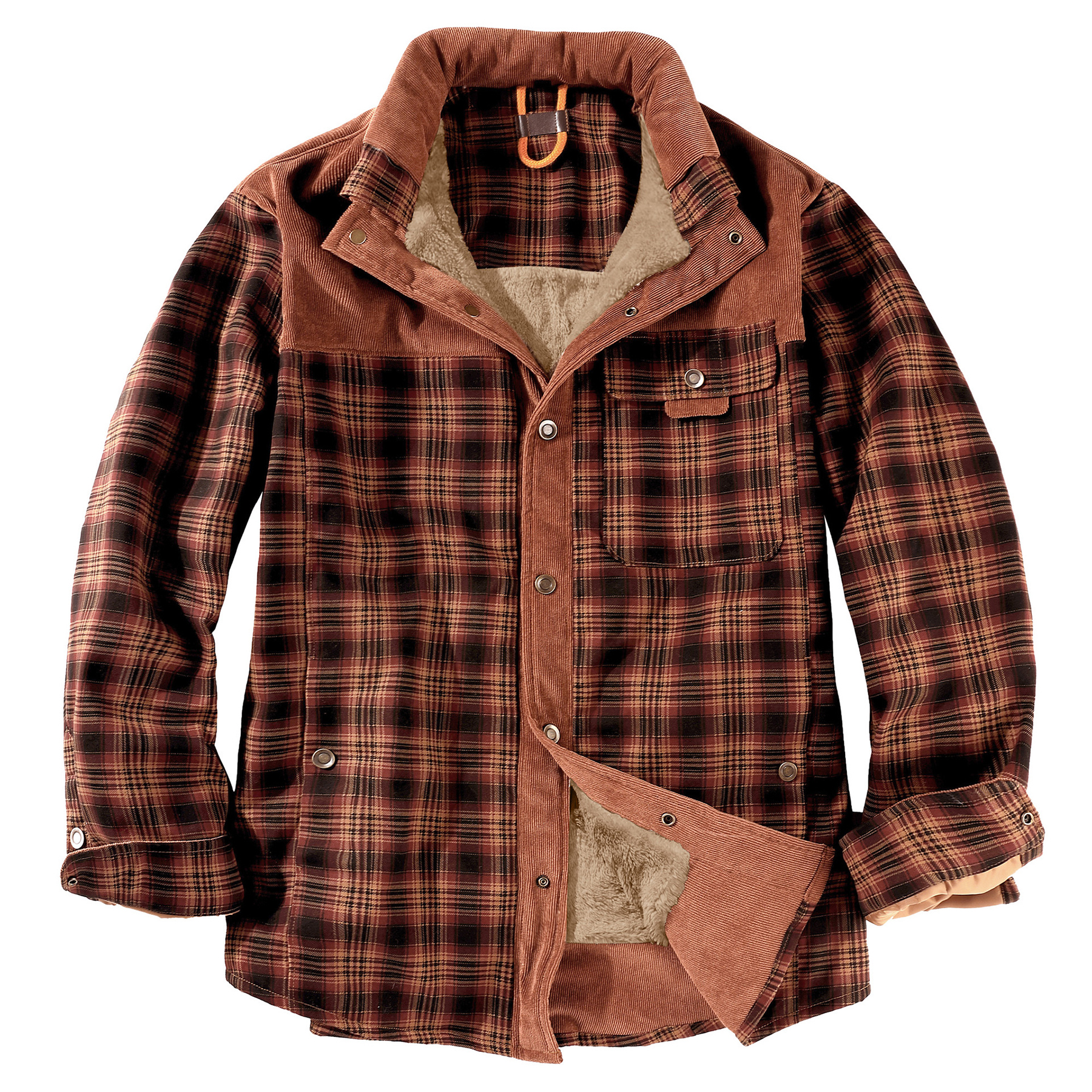 Men's Casual Plaid Shirt 7