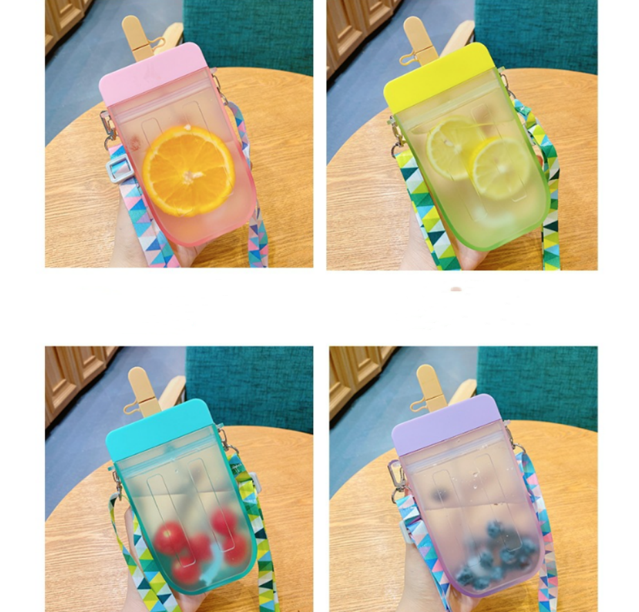 10oz Ice Cream shaped Plastic Drinking Water Bottle 2