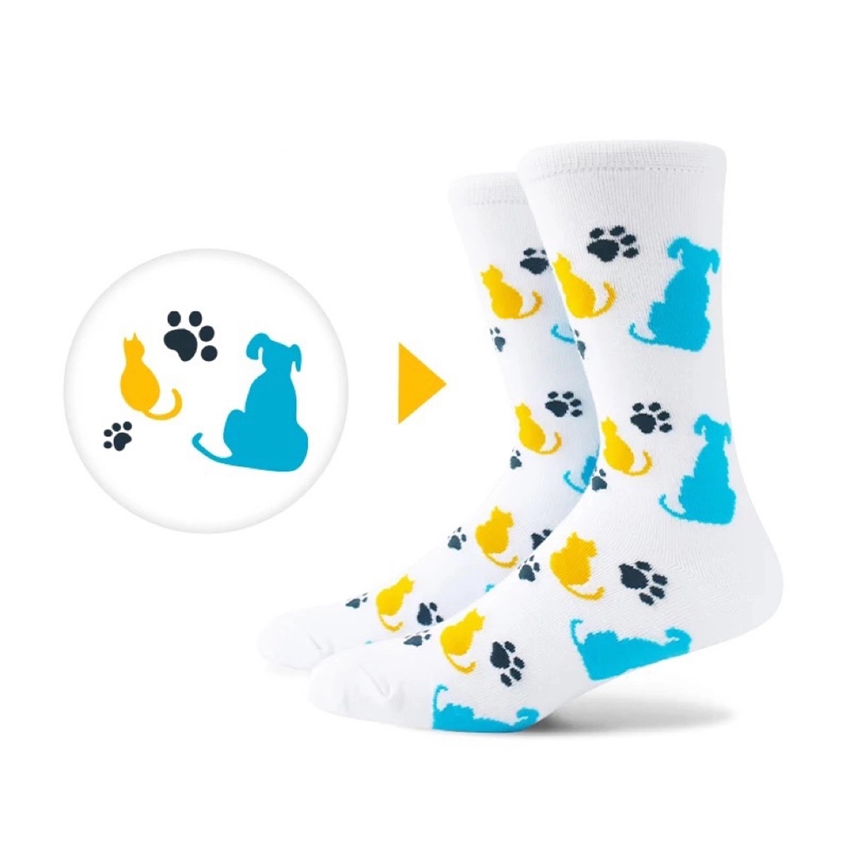 Sublimation Full Color Crew Socks 3