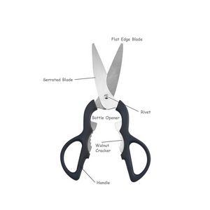 Big Size Scissors With Bottle Opener Multifunctional 14
