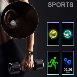 2 In 1 Fitness Tracker Earbuds With Detachable Bracelet 6