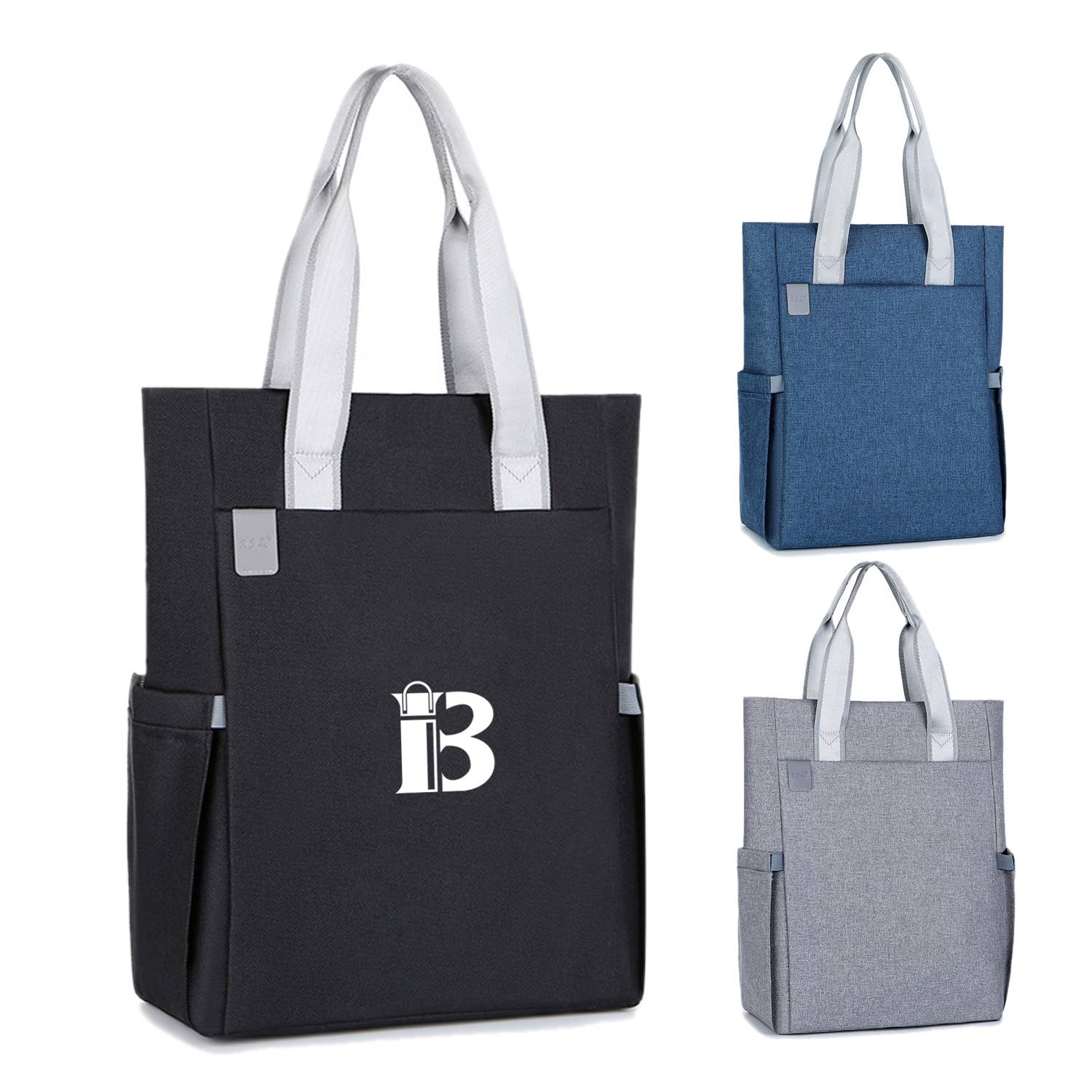 Oxford File Tote Bag Pouch, custom tote bag with logo imprint 2