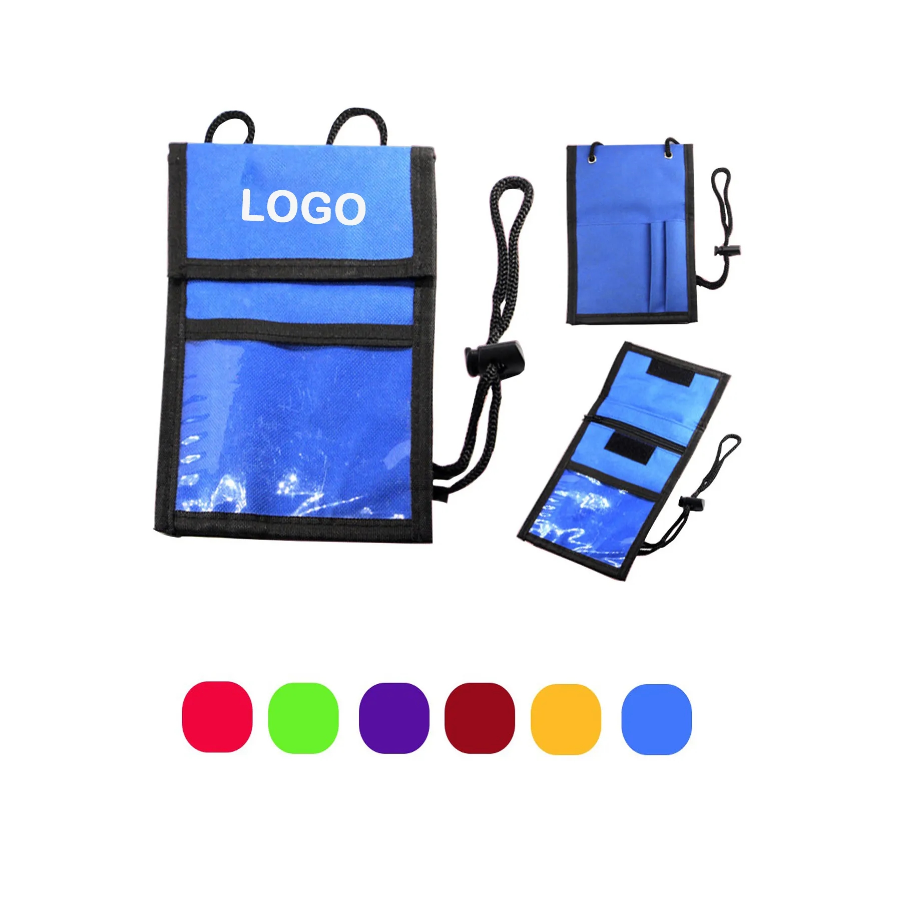 Nylon Neck Wallet Badge Holder 2