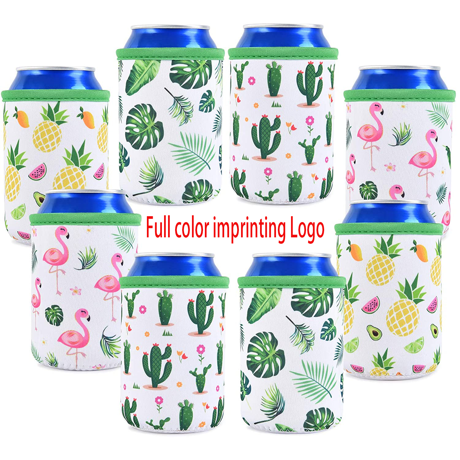 12oz Full Color Sublimation Can Cooler Sleeves w/1 Seam 2