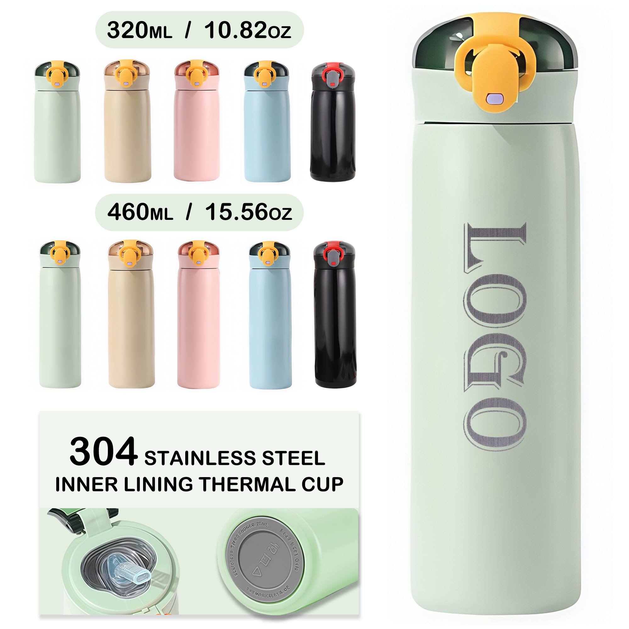 Corporate gift-grade high-end stainless steel thermal cup 1