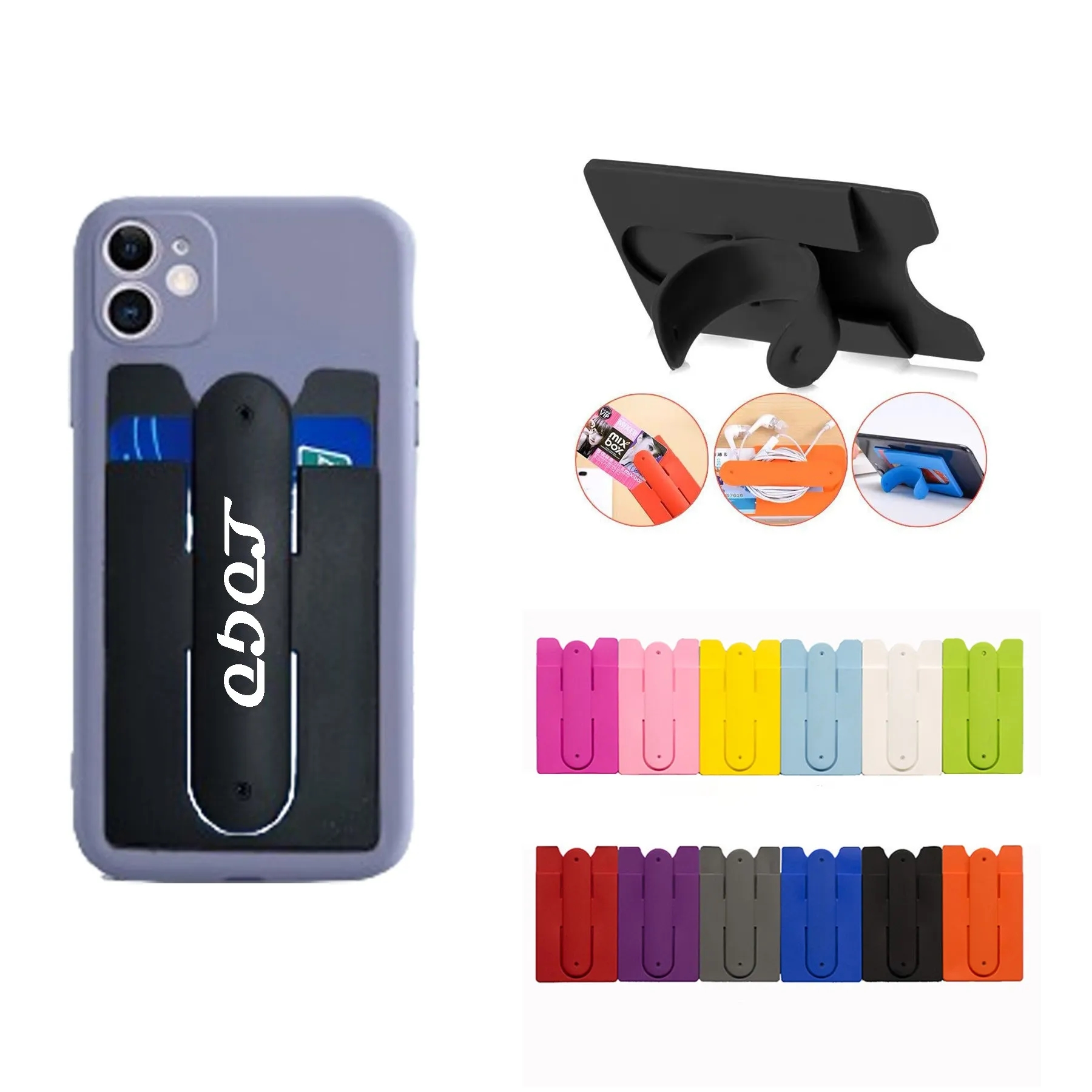Silicone Cell Phone stand & Wallet 8