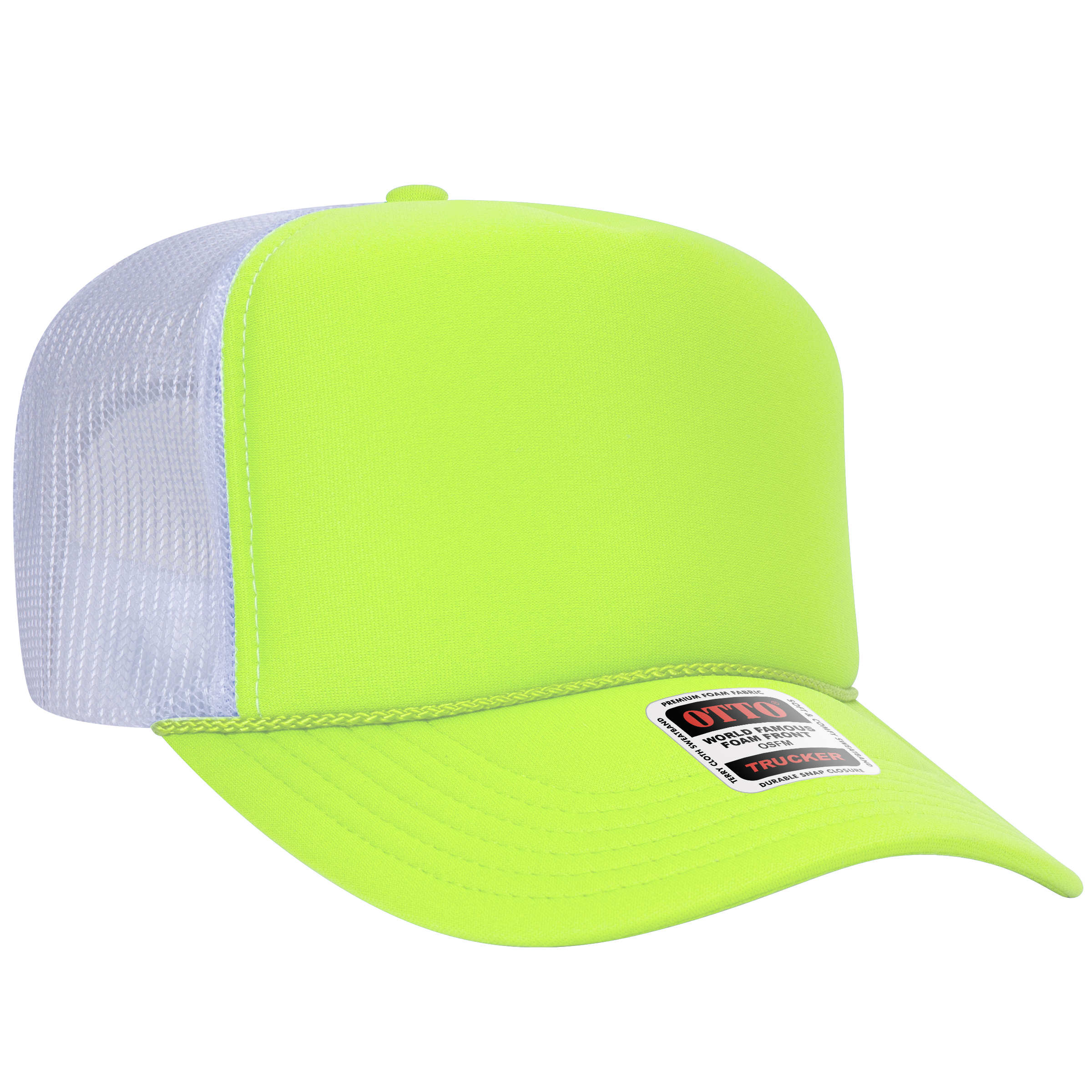 OTTO CAP® 5 Panel High Crown Mesh Back Trucker Hat 268