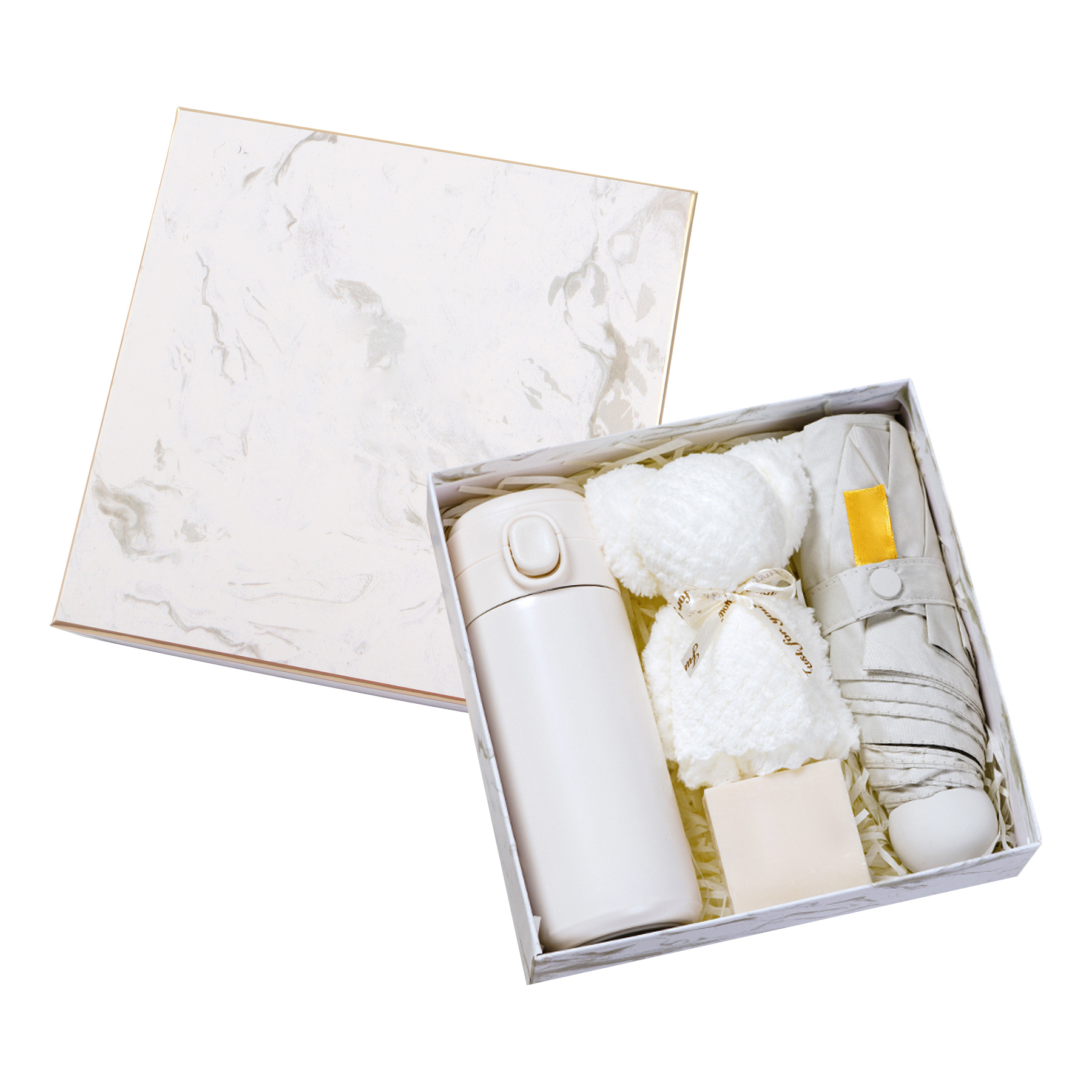 Gift Set with Umbrella, Towel, Handheld Fan 11