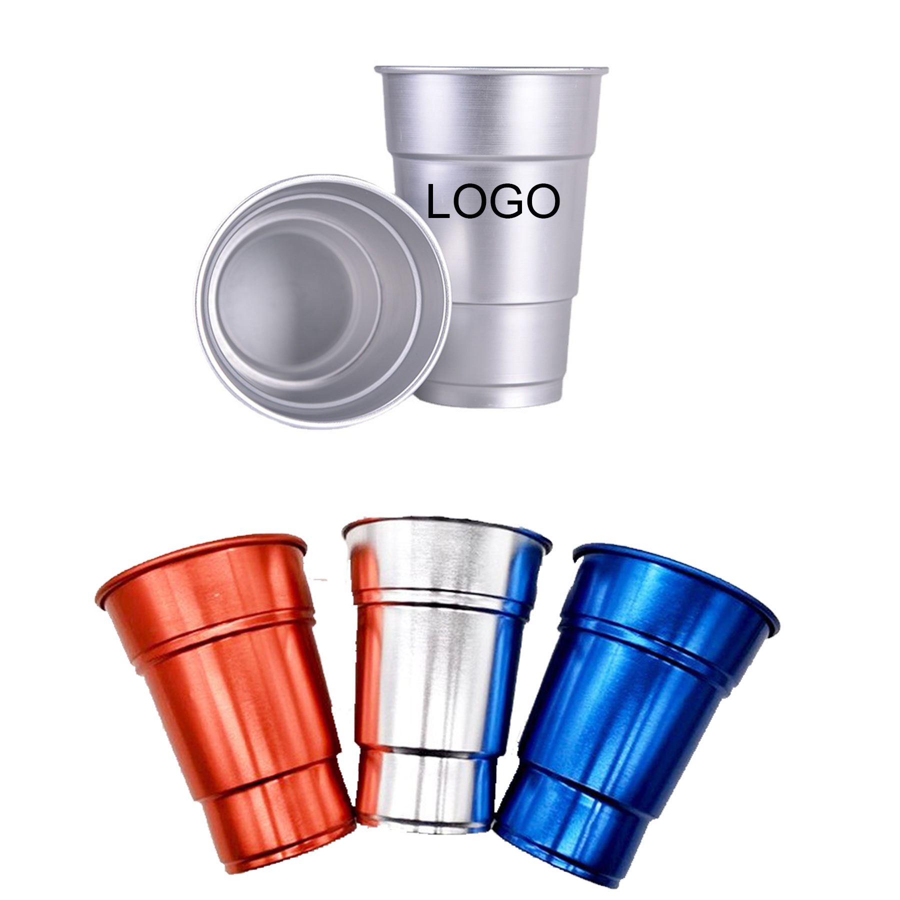 16oz Aluminum Alloy Party Beer Cup 2