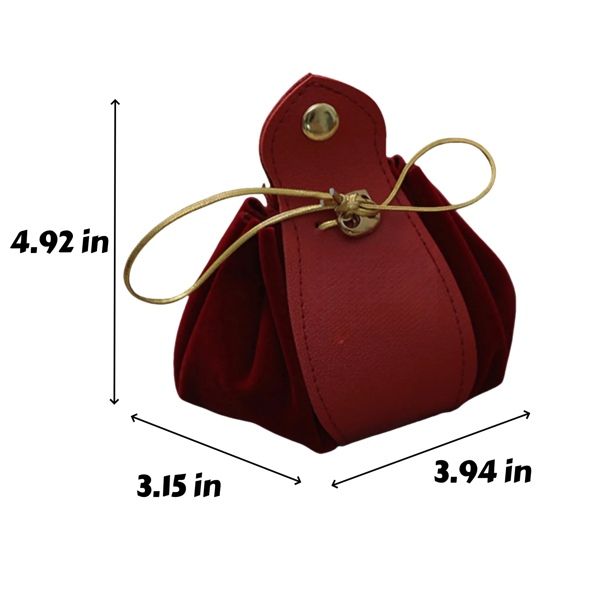 PU Drawstring Coin Pouch 3