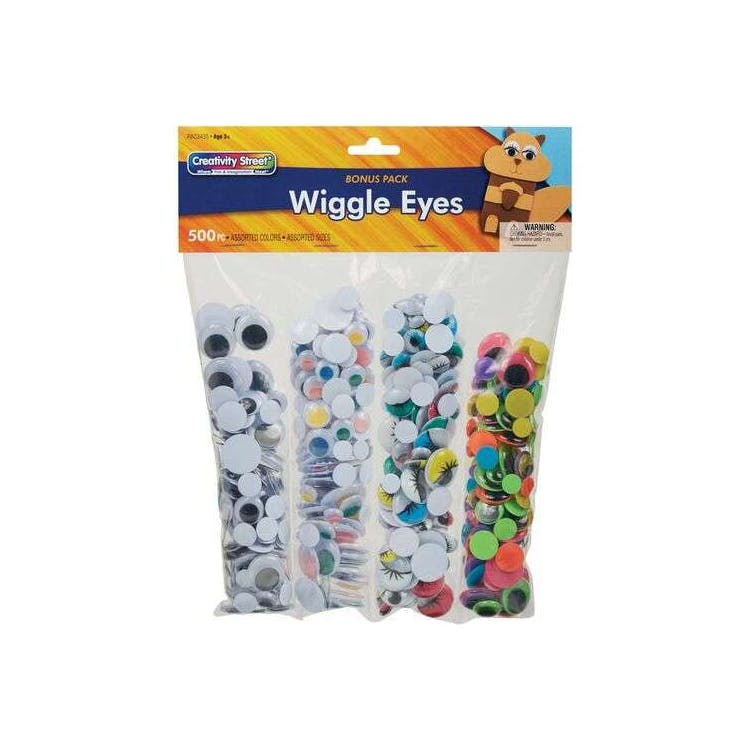 Wiggle Eyes Assortment 500 Piece Pack Assorted 2