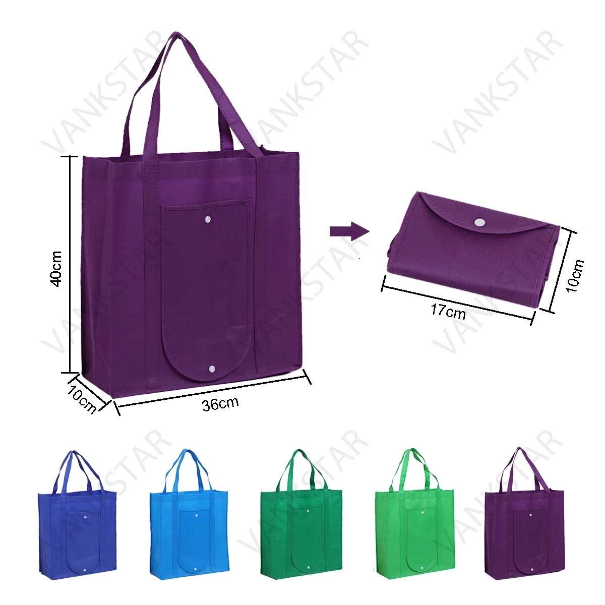 Non-Woven Foldable Shopping Tote Bag 3