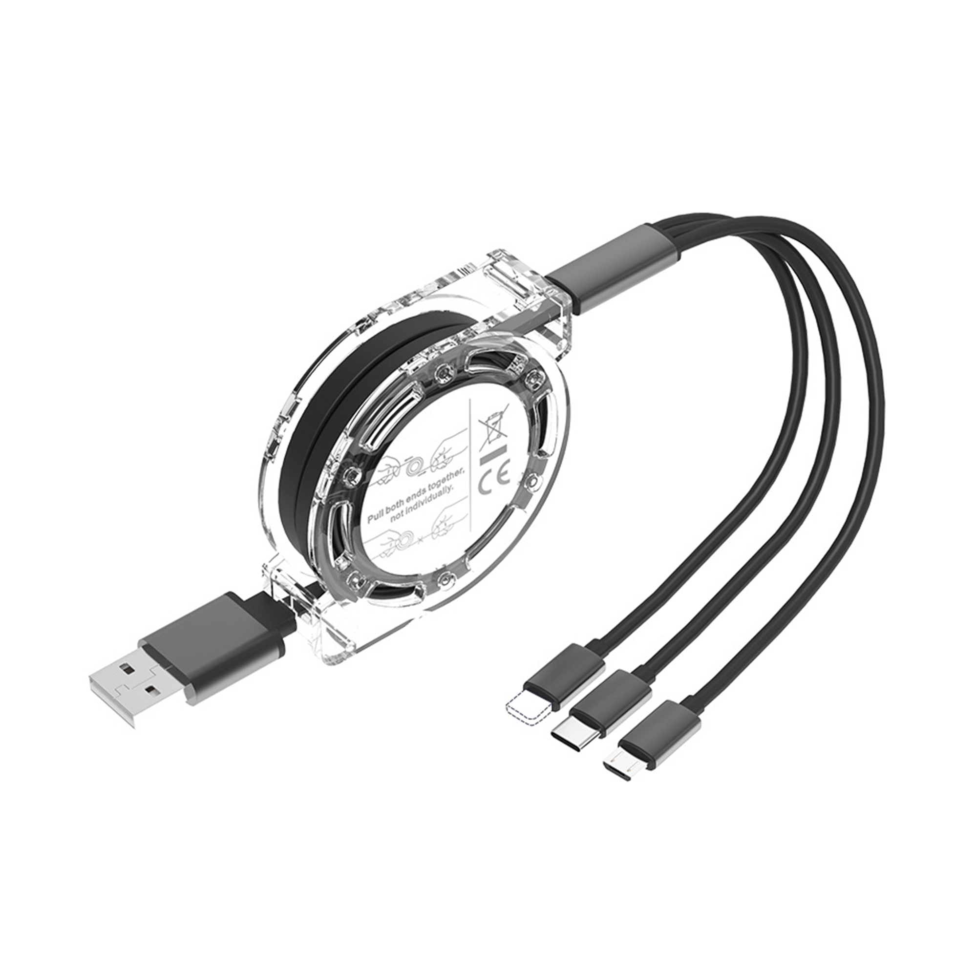Retractable Multi Charging Cord 5