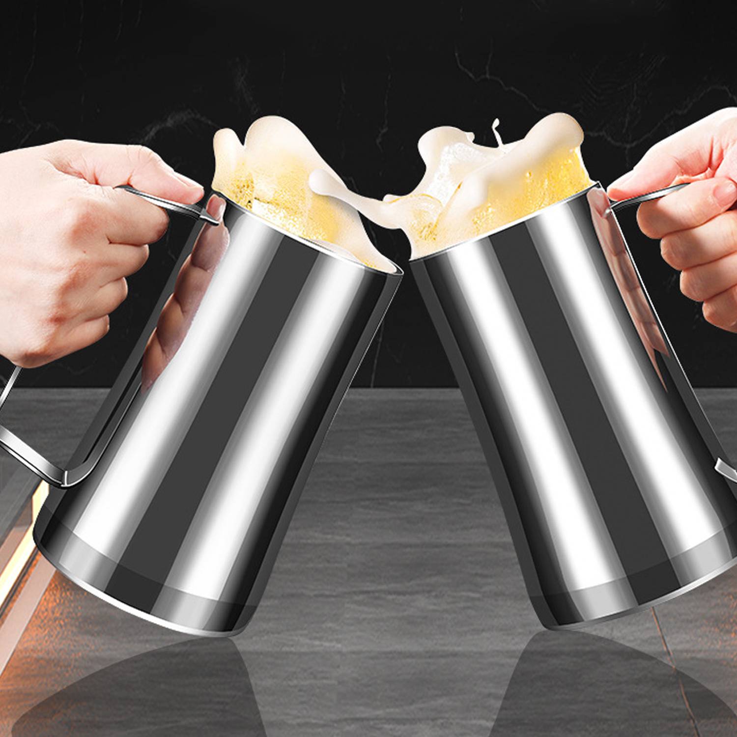 13/20oz Large Capacity Stainless Steel Beer Mug 4