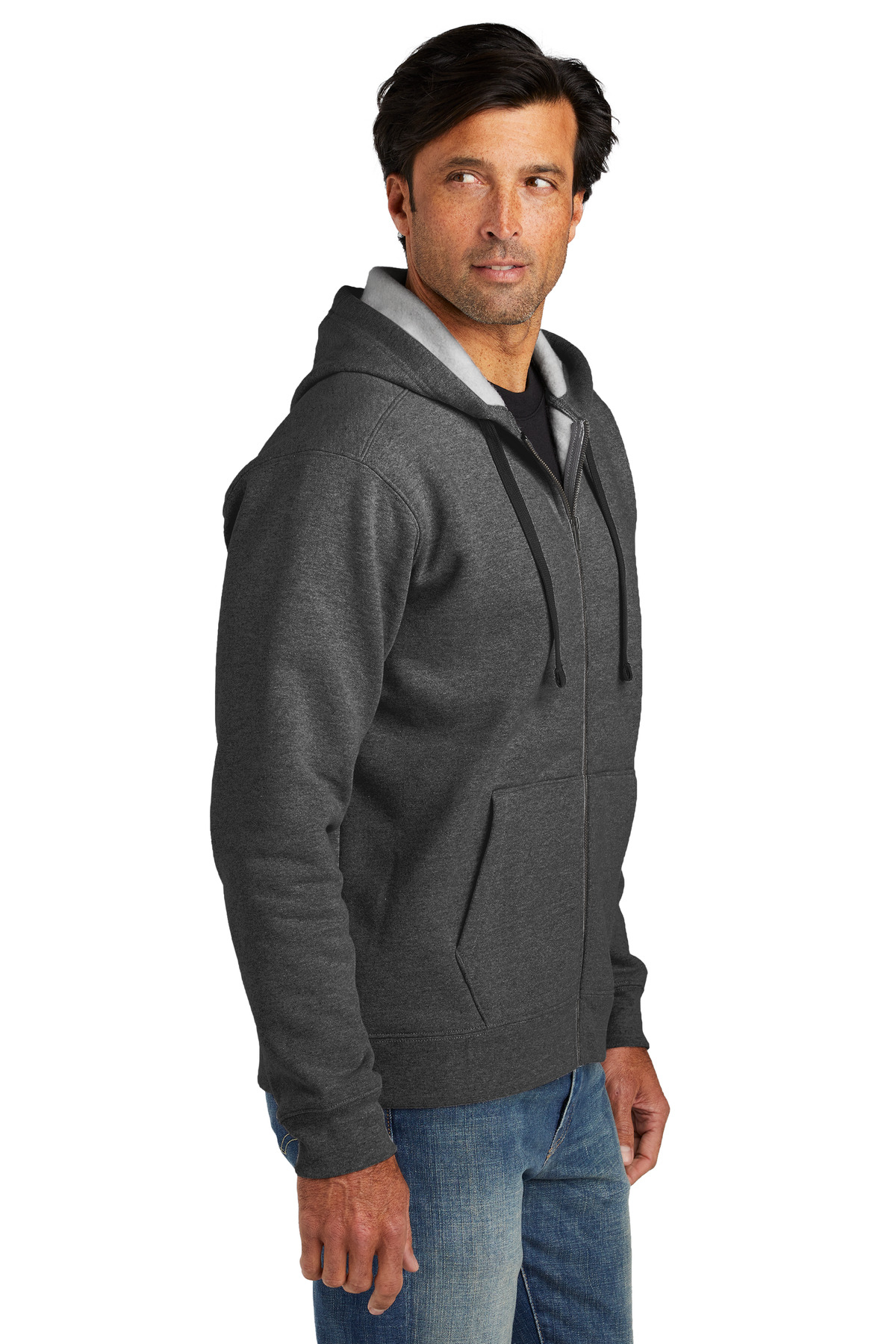 Volunteer Knitwear® Chore Fleece Full-Zip Hoodie 9
