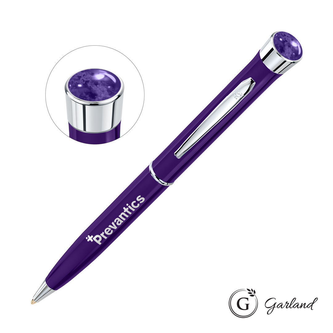 Garland® Color Aura Twist Ballpoint Pen - Chrome Accent 10