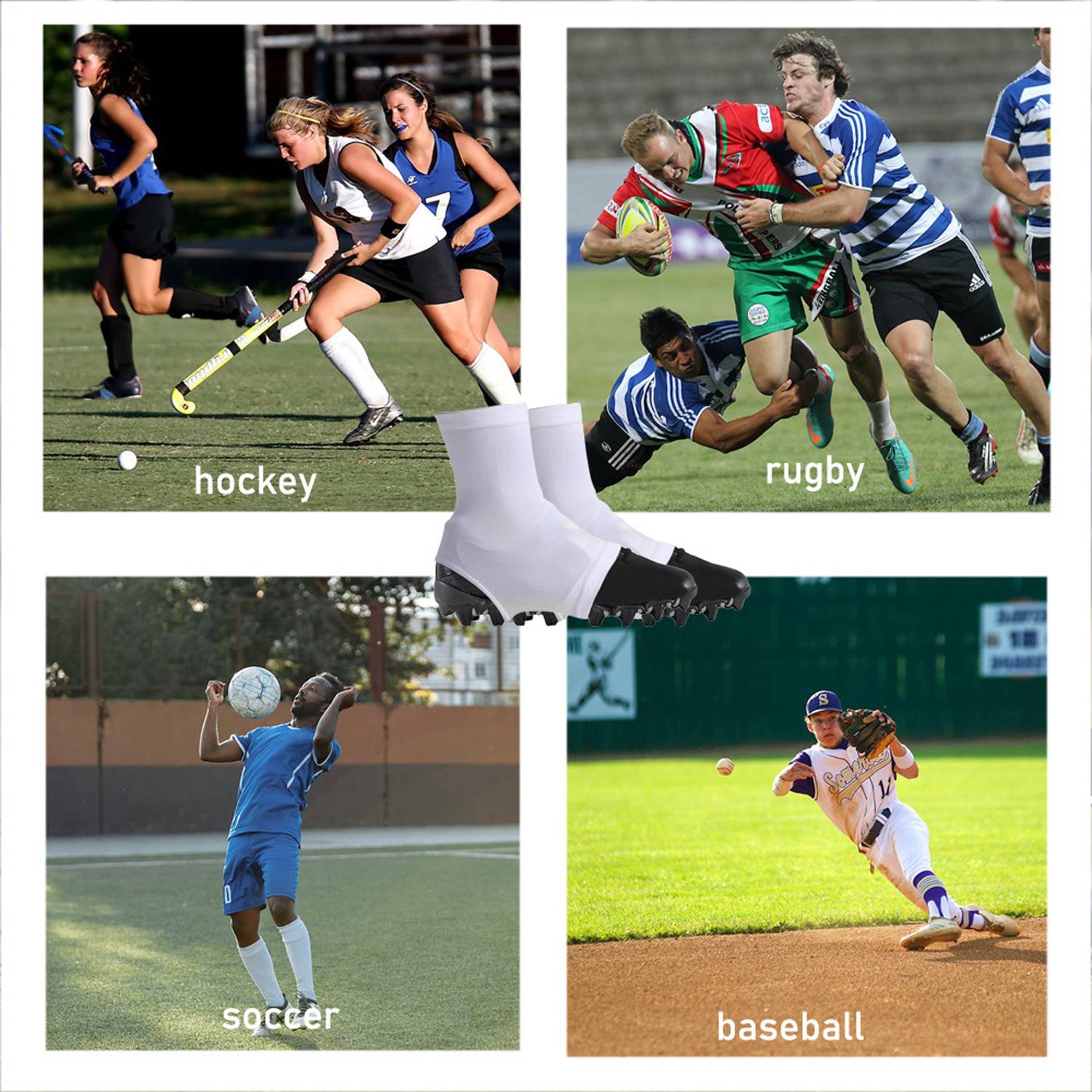 Anti-Slip Football and Rugby Shoe Foot Cover 5