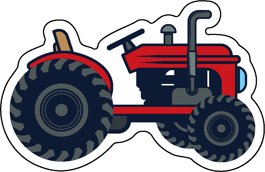 Stock Shape 1/4" Acrylic Magnet - USA Made