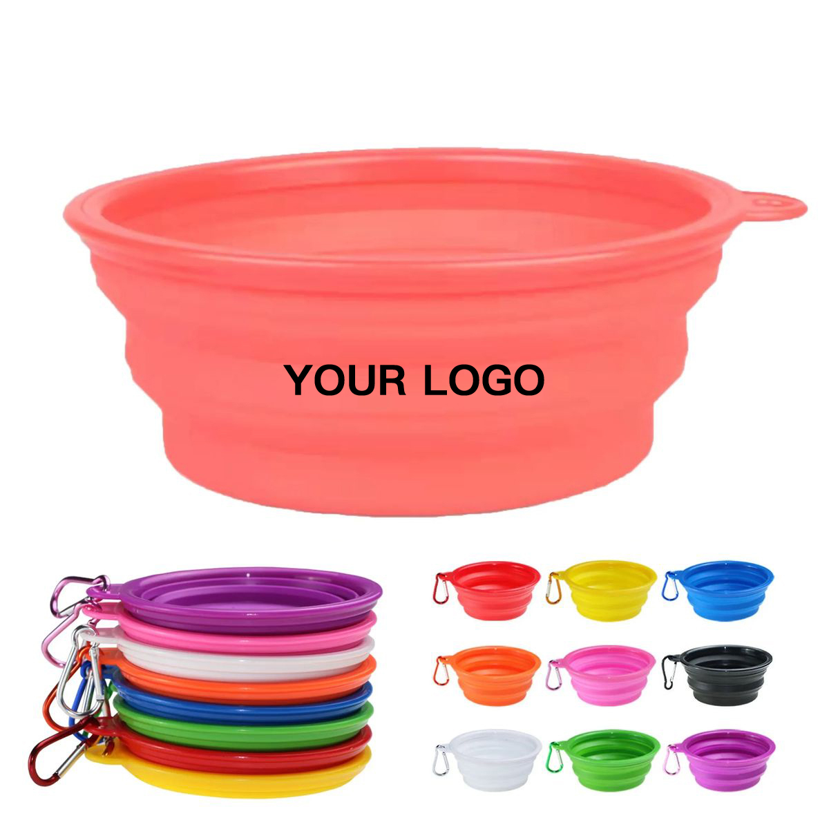 Foldable TPE and ABS Pet Feeding Bowl 3