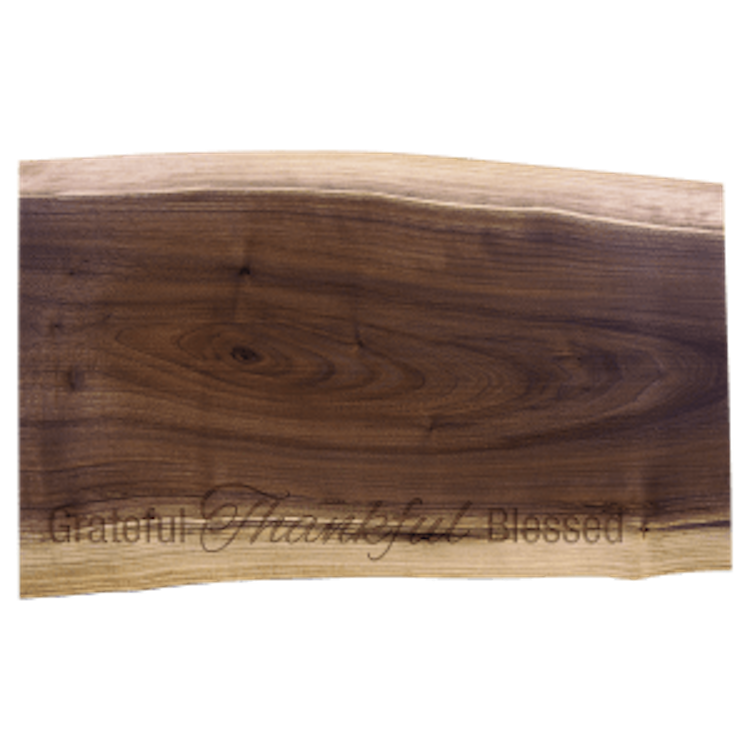 20" x 12" Black Walnut Cutting and Charcuterie Board 2