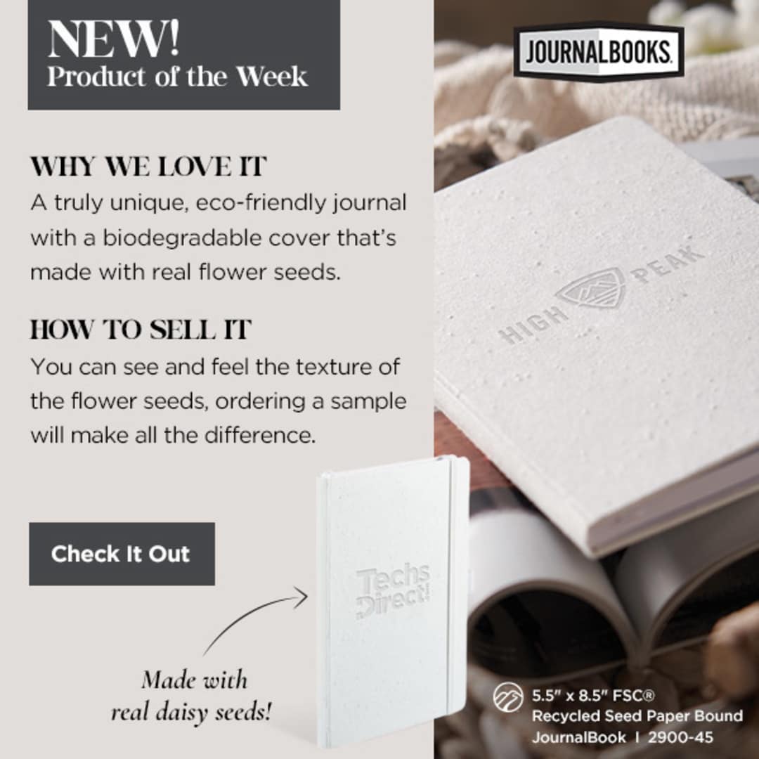 5.5" x 8.5" FSC® Recycled Seed Paper Bound Journal 11