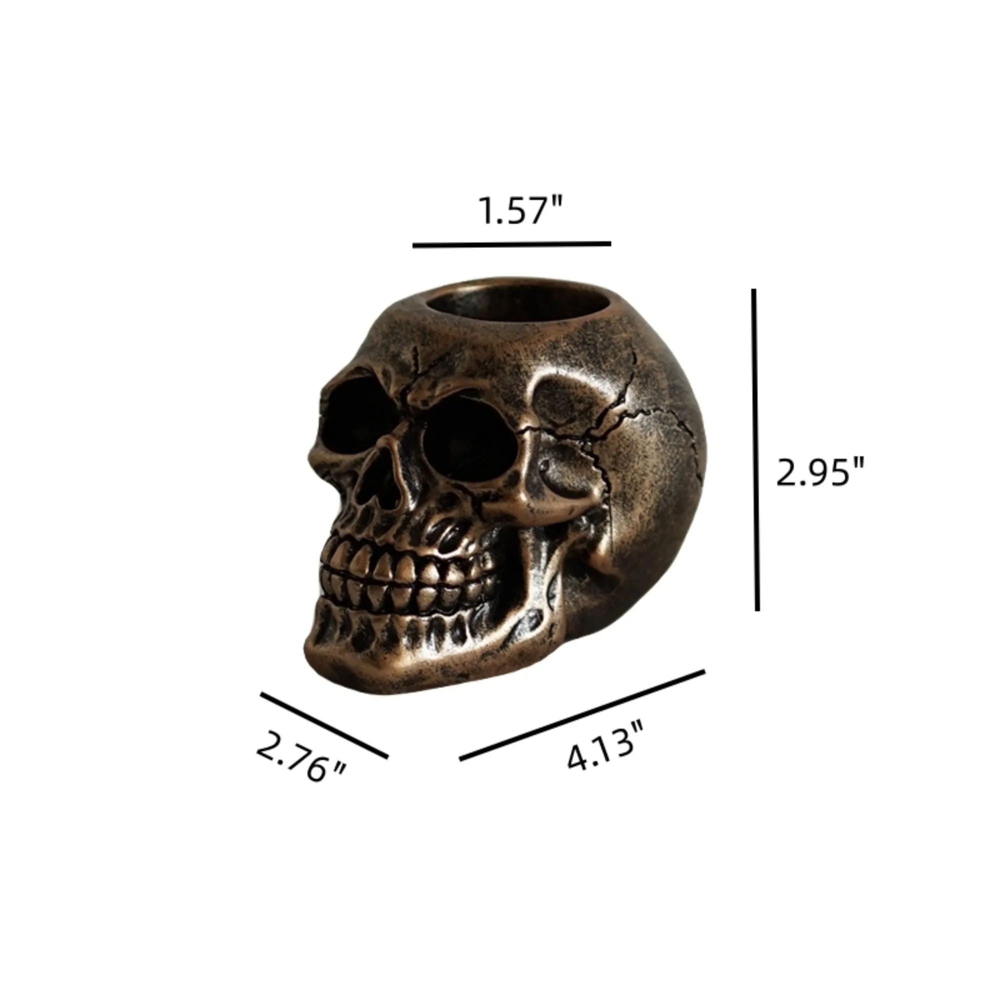 Halloween Skull Candle Holder 4