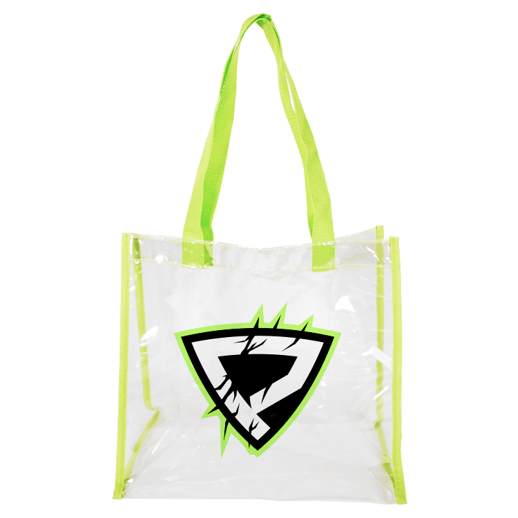 Coronado Clear Open Top Tote, custom tote bag with logo imprint 2