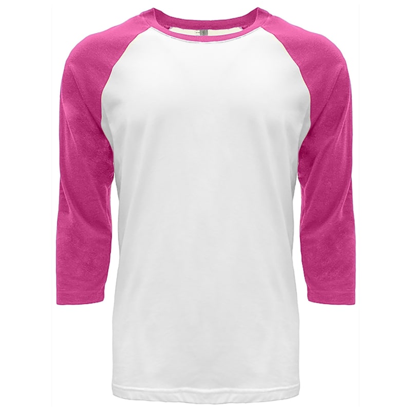 Next Level Apparel Unisex CVC 3/4 Sleeve Raglan Baseball T-Shirt 6