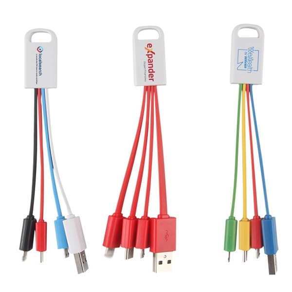 Marketing 3-in-1 Noodle Charging Cables 3