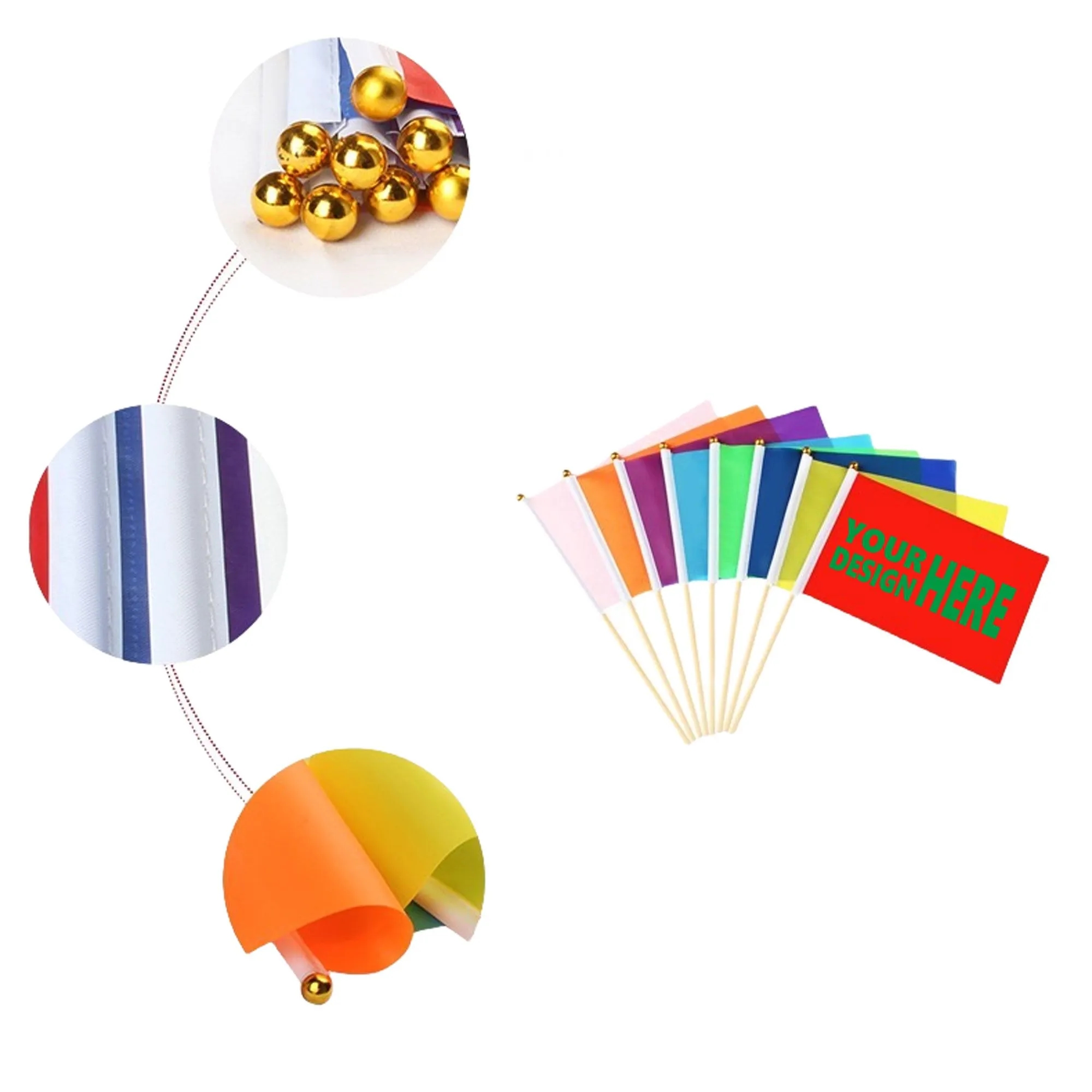 Hand Wave Flag MOQ100