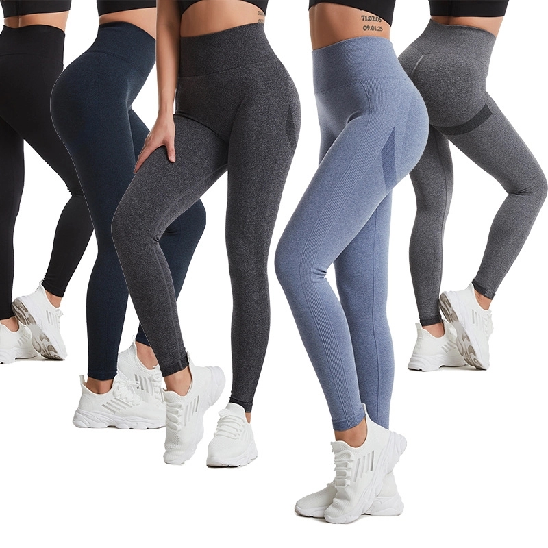 Woman seamless yoga pants 4