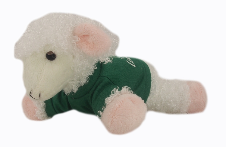 8" Lana Lamb with T-shirt and One Color Imprint 2