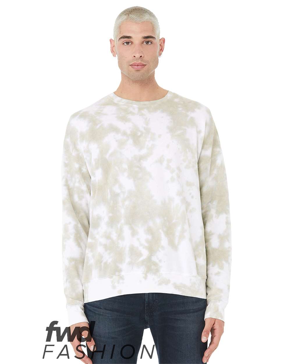 Unisex FWD Fashion Tie-Dyed Crewneck Sweatshirt - 3945RD 13