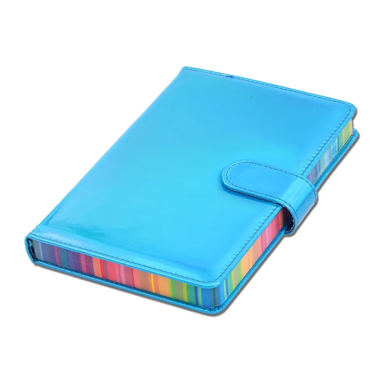 A5 Laser Notebook Pu Leather With Buckle 7