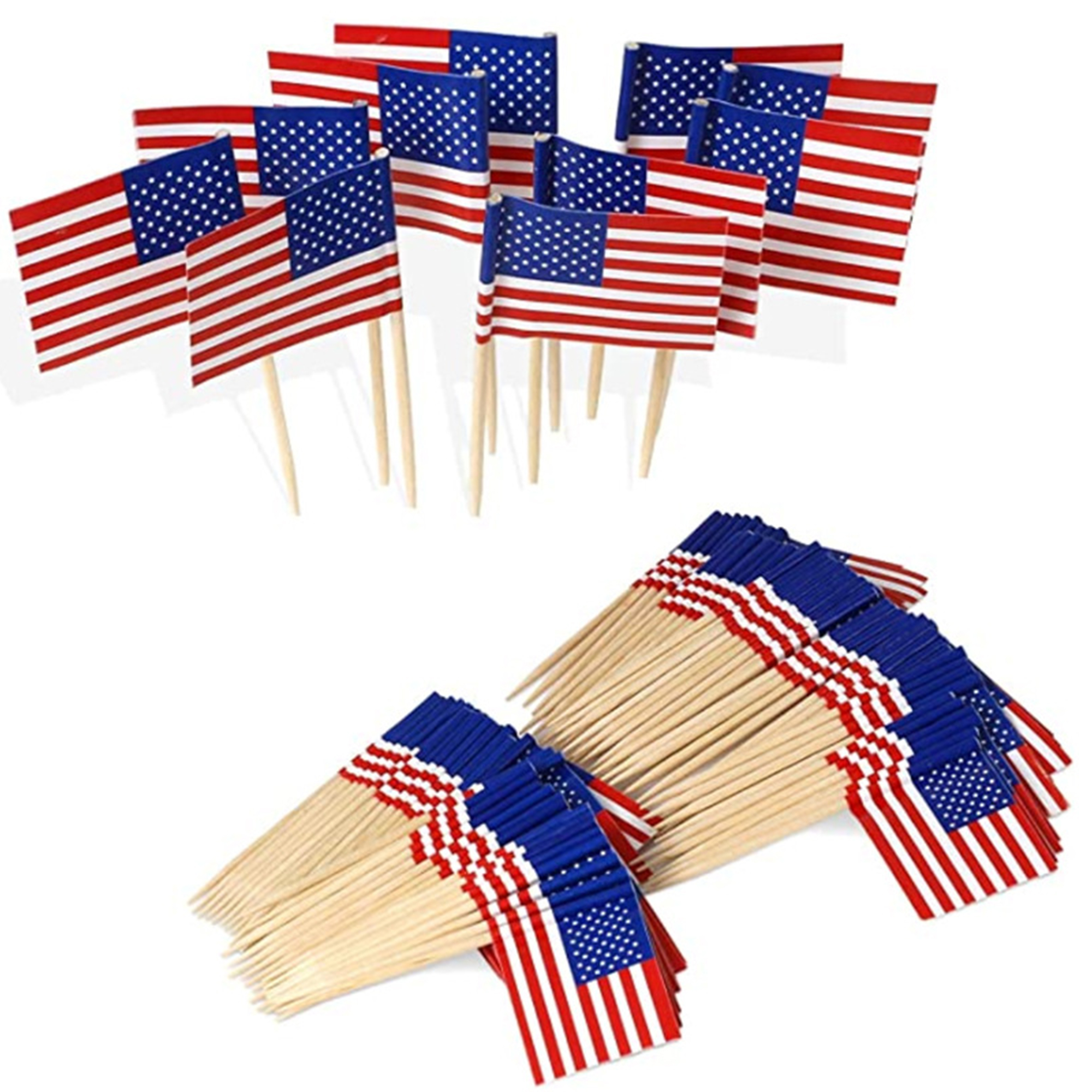 Custom Toothpick Flag With 2 1/2" Stick 1